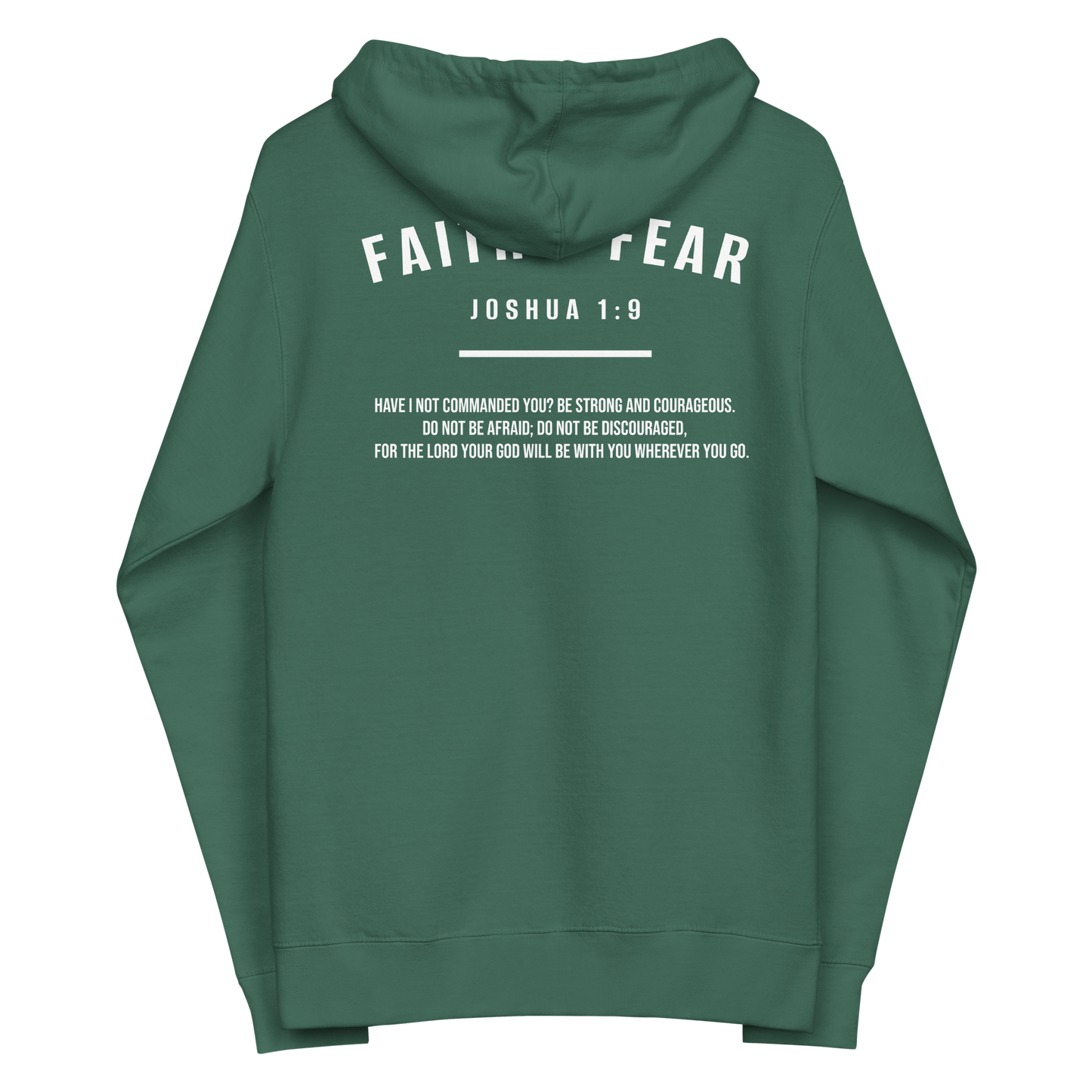 Faith over Fear Zip Hoodie