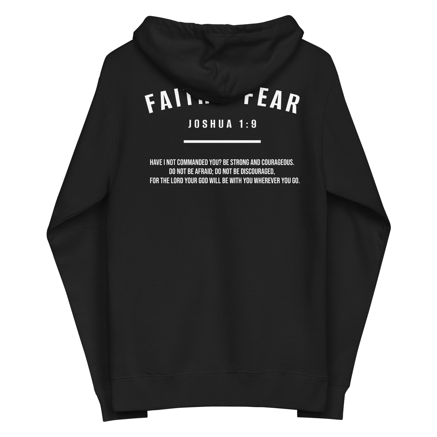 Faith over Fear Zip Hoodie