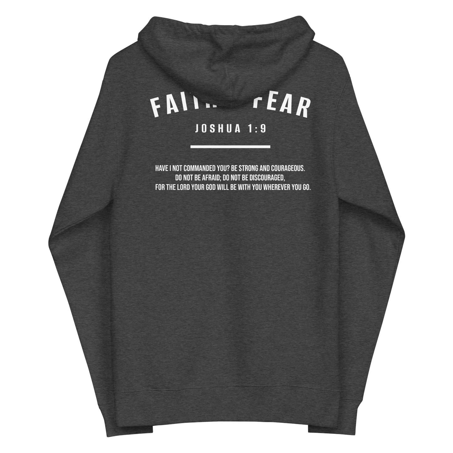 Faith over Fear Zip Hoodie